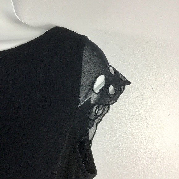 Bar III Navy Blue Cap Sleeve Dress - Picture 3 of 6